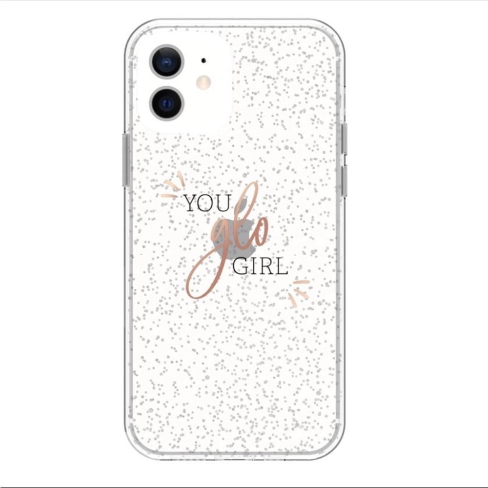 iPhone 12 Mini Phone Case - Clear & Gold *NIB